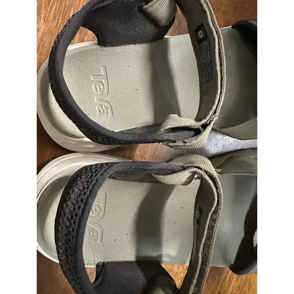 Teva Classic Outdoor Hiking Camping Sandals Men 11 Green Neutral Comfortable